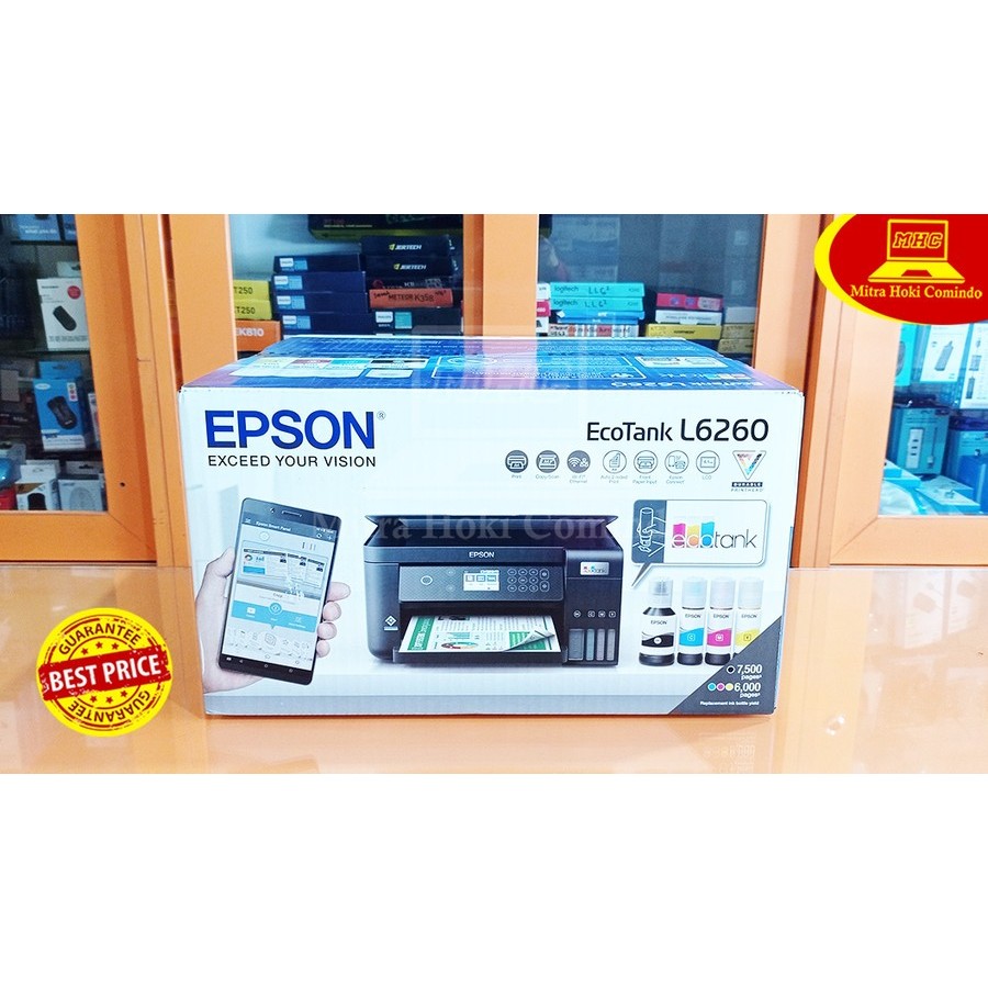 Jual Printer Epson L6260 Print Scan Copy Wifi Duplex Inktank Garansi Resmi Shopee Indonesia 4726