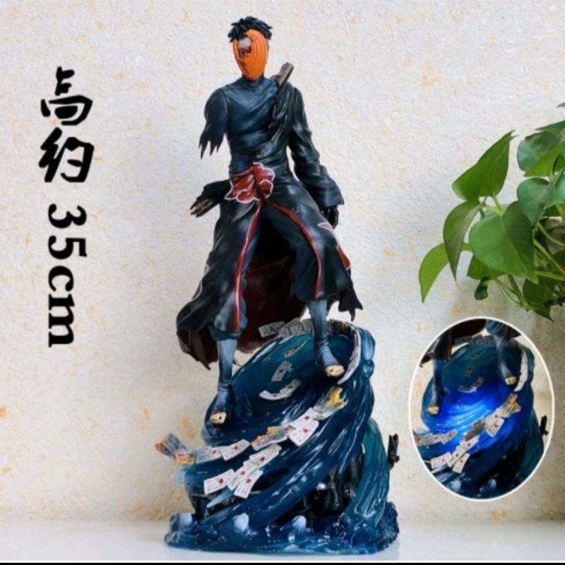 Jual Action Figure Obito Uchiha Naruto Statue CW Studio Berdiri di Atas ...