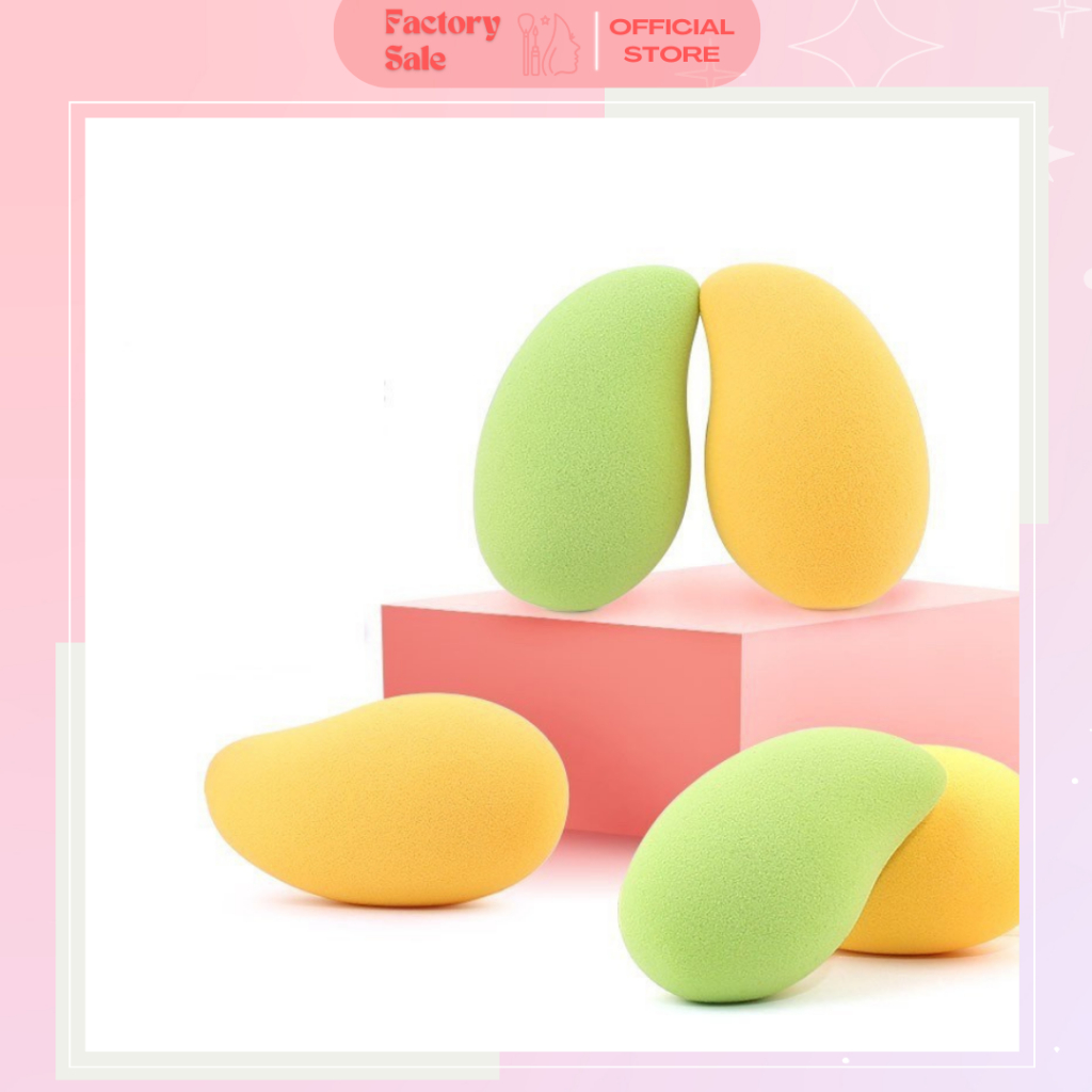 Jual Shape Spon Mangga | Spon Buah | Spons Sponge Beauty Blender Puff ...