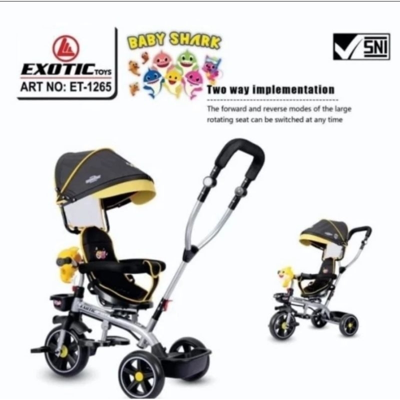 Baby deals shark tricycle