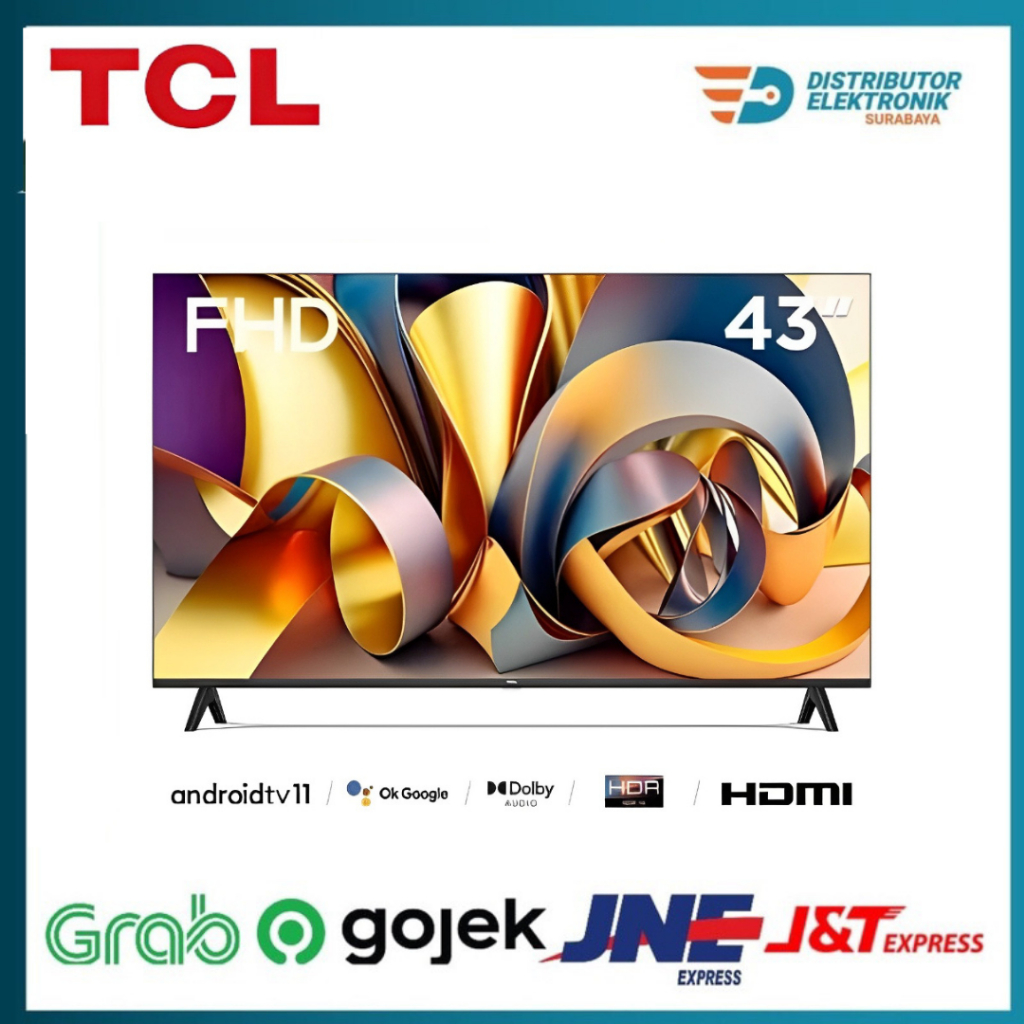 Jual TCL LED TV 43 INCH 43A9 FHD ANDROID 11 TV - HDR - GOOGLE TV ...