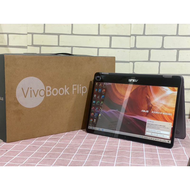 Jual Asus Vivobook Flip 14 TP401M Intel Celeron N4020 Ram 4gb Ssd 256gb ...
