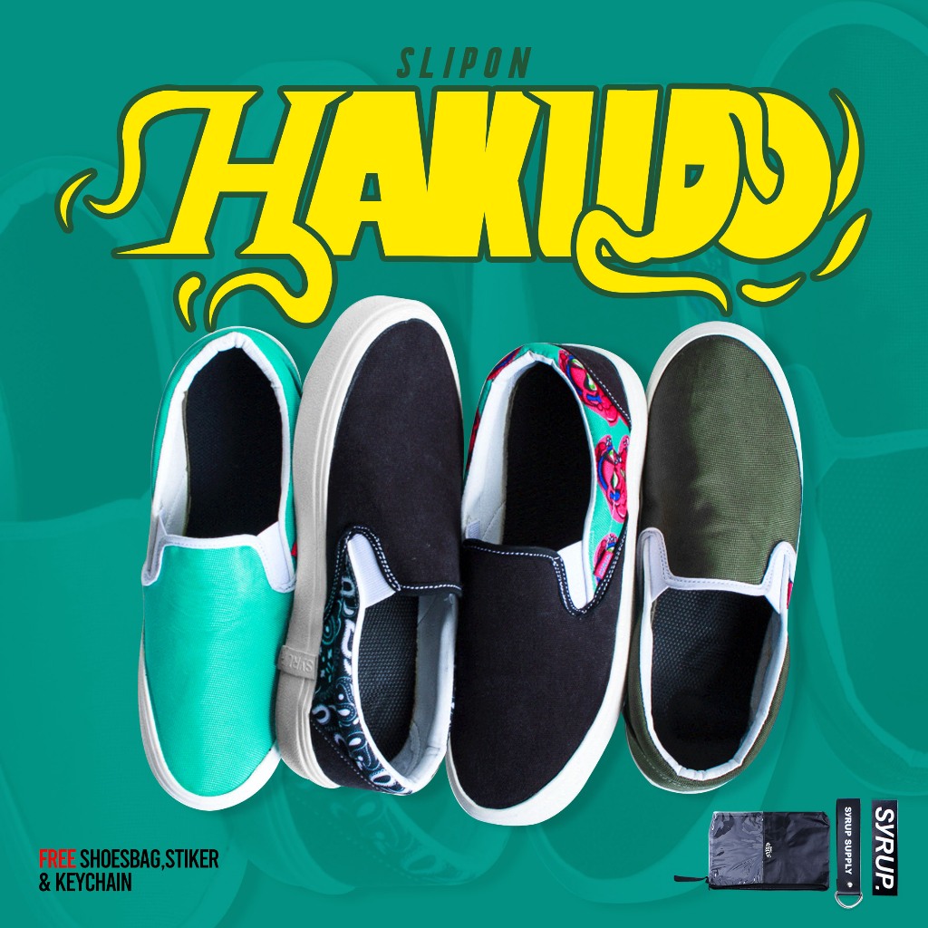 Jual SYRUP SUPPLY HAKUDO | sepatu slipon | sepatu unisex | Shopee Indonesia