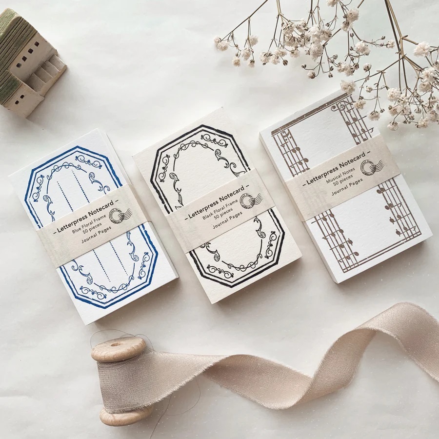 Jual Journal Pages Letterpress Label Samples | Shopee Indonesia