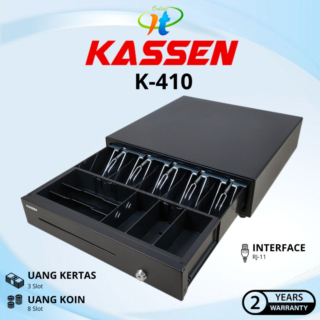 Jual Cash Drawer Besar Kassen K410 Laci Kasir K410 K 410 8K3C Kotak