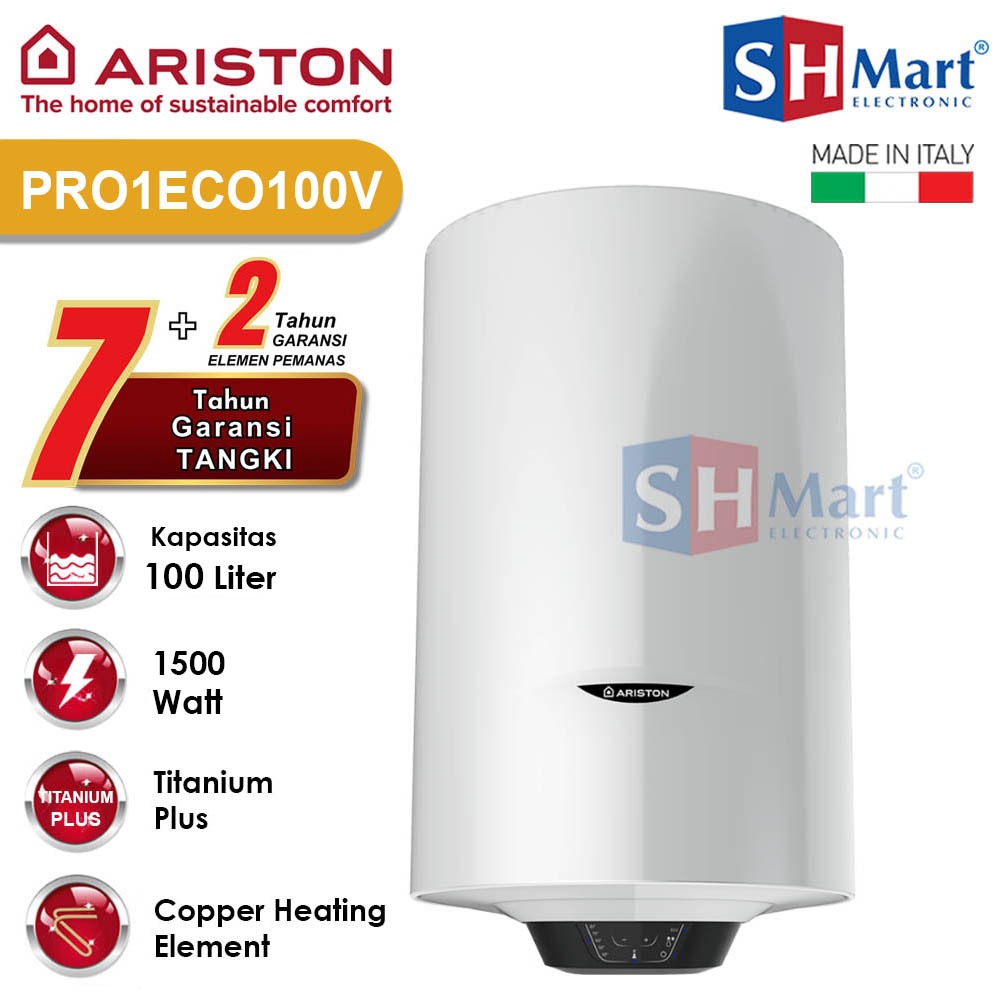 Jual WATER HEATER LISTRIK ARISTON PRO ECO PEMANAS AIR PRO1 ECO - Main Image