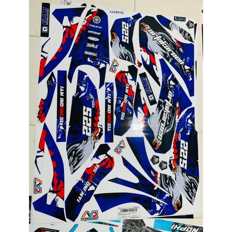 Jual stiker decal wr 155 full body custom free request bagus keren ...