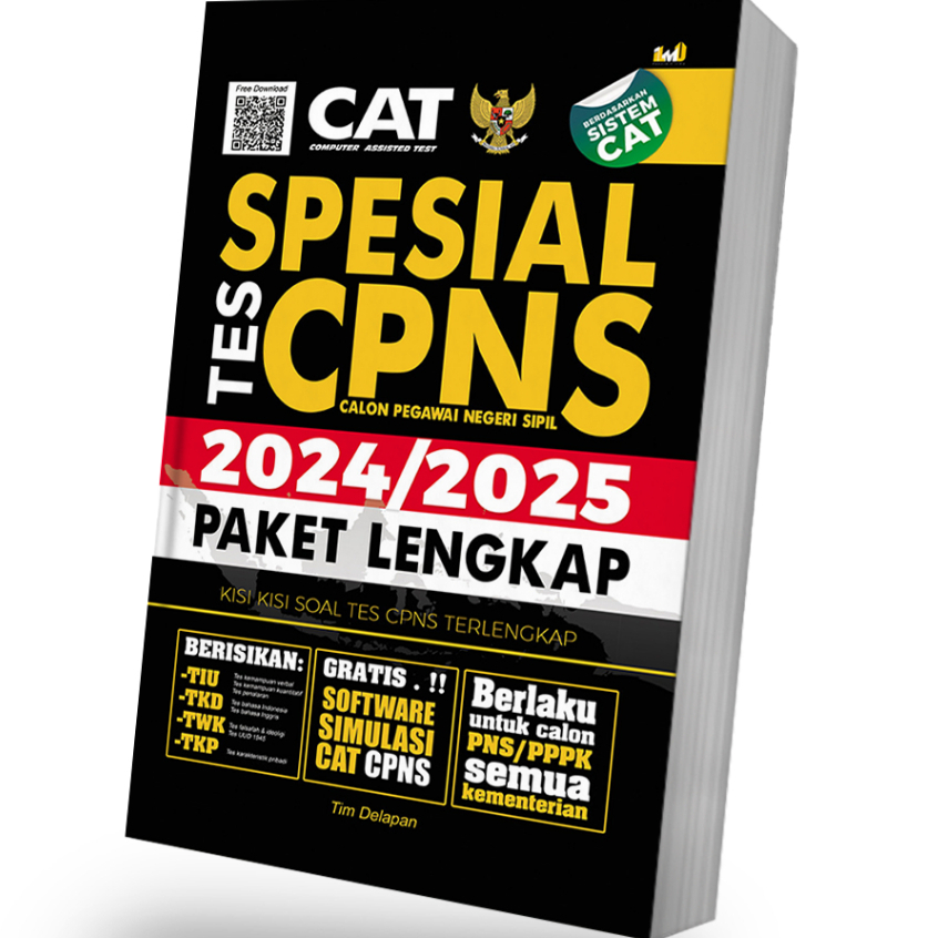 Jual Buku Spesial Tes CPNS 2024/2025 Paling Lengkap Tim Delapan