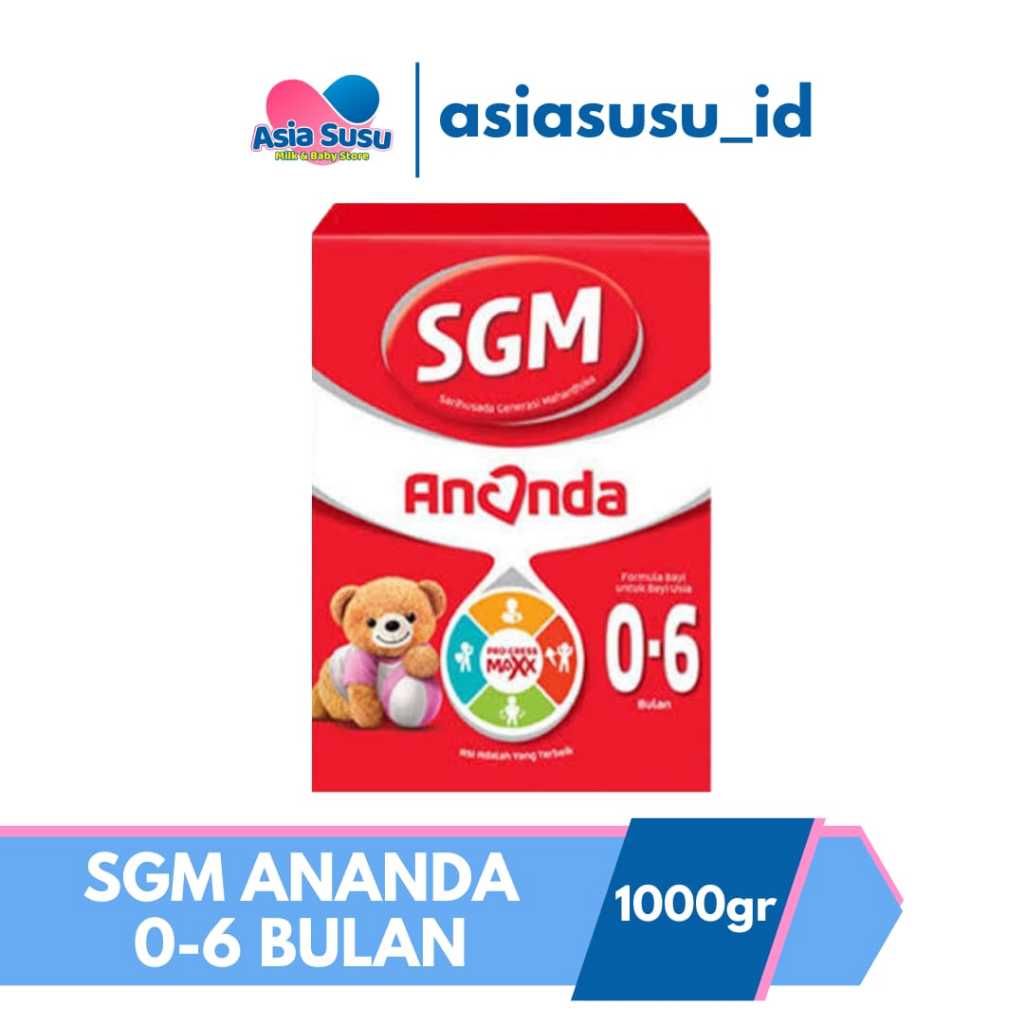 Jual SGM ANANDA 0-6 Bulan / 6-12 Bulan 1000 gram | Shopee Indonesia