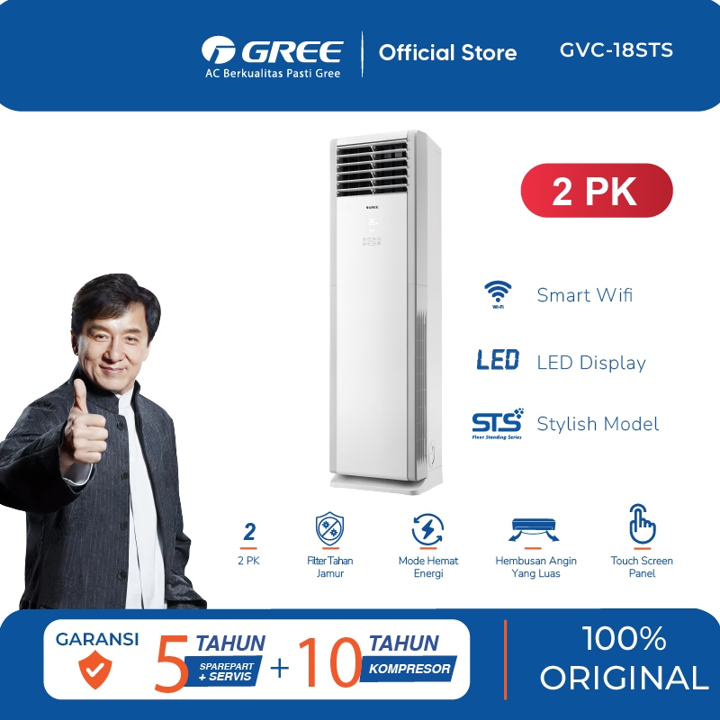 Jual GREE AC Floor Standing 2PK - Non-Inverter - Dengan Smart WIFI dan ...