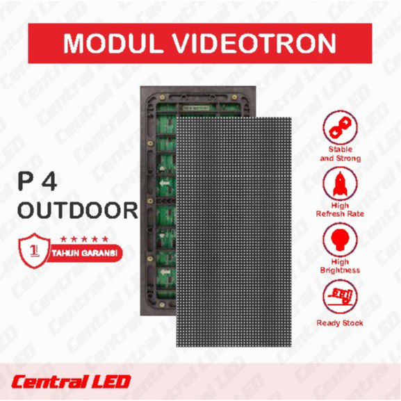 Jual MODULE PANEL VIDEOTRON P4 OUTDOOR - CENTRAL LED | Shopee Indonesia