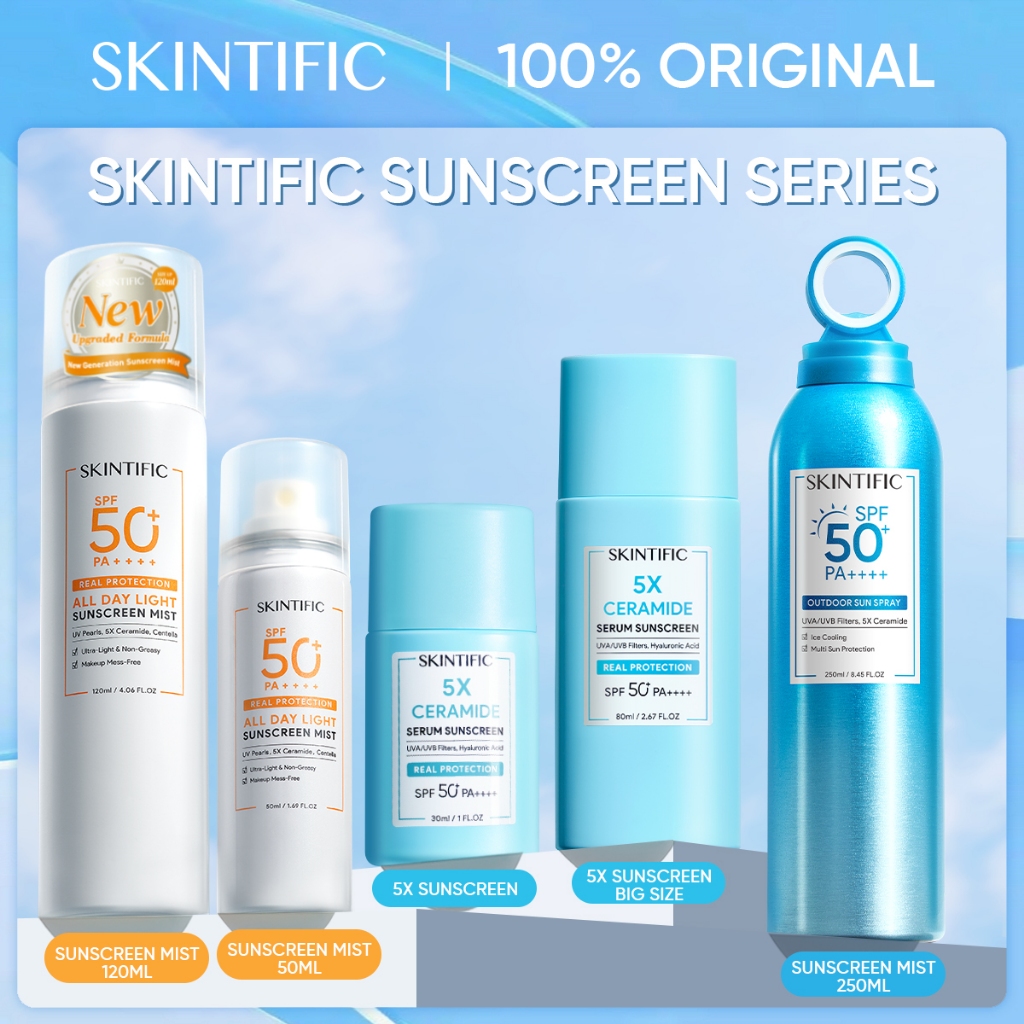 Jual 【Sunscreen】SKINTIFIC 5X Ceramide Serum Sunscreen 30ml/Sunscreen ...