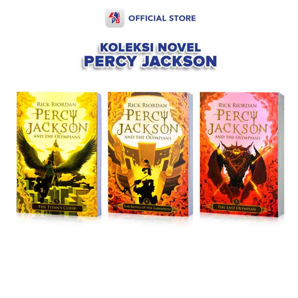 Jual Buku Novel Fantasi Percy Jackson And The Olimpians Seri 1 2 3 4 5 ...