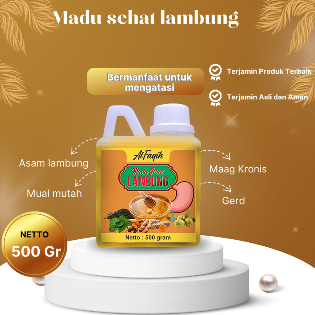 obat asam lambung MADU MAAG ASAM LAMBUNG 500 gr al faqih
