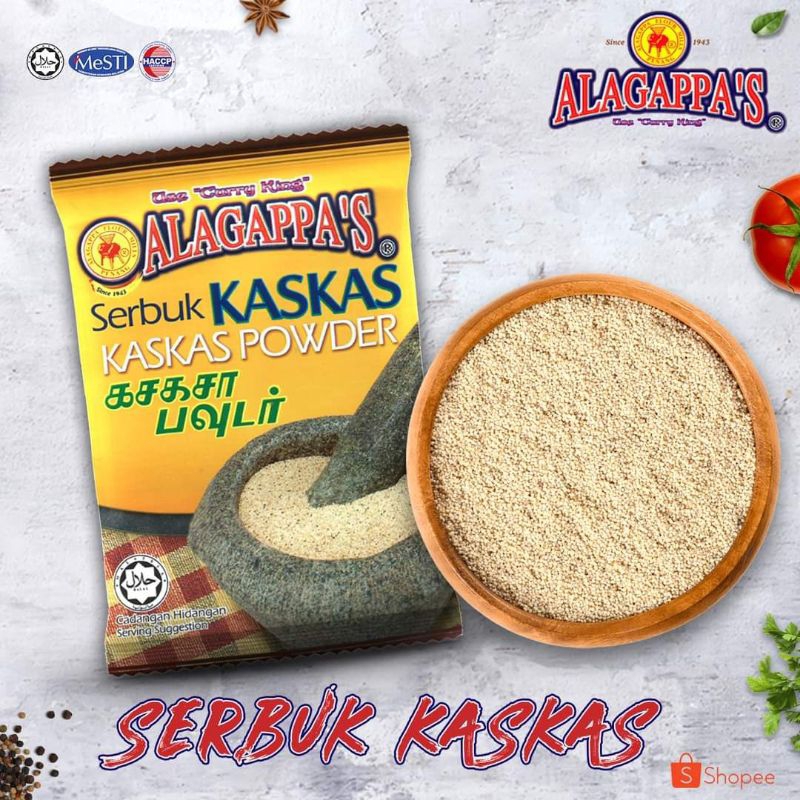Jual Alagappa's Serbuk Kas kas / Alagappas kaskas powder / Tepung kas ...
