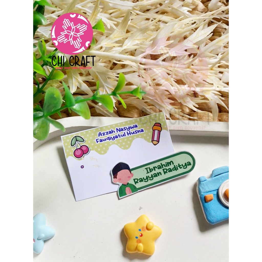 Jual Stiker Label custom nama | stiker label barang waterproof | Shopee ...