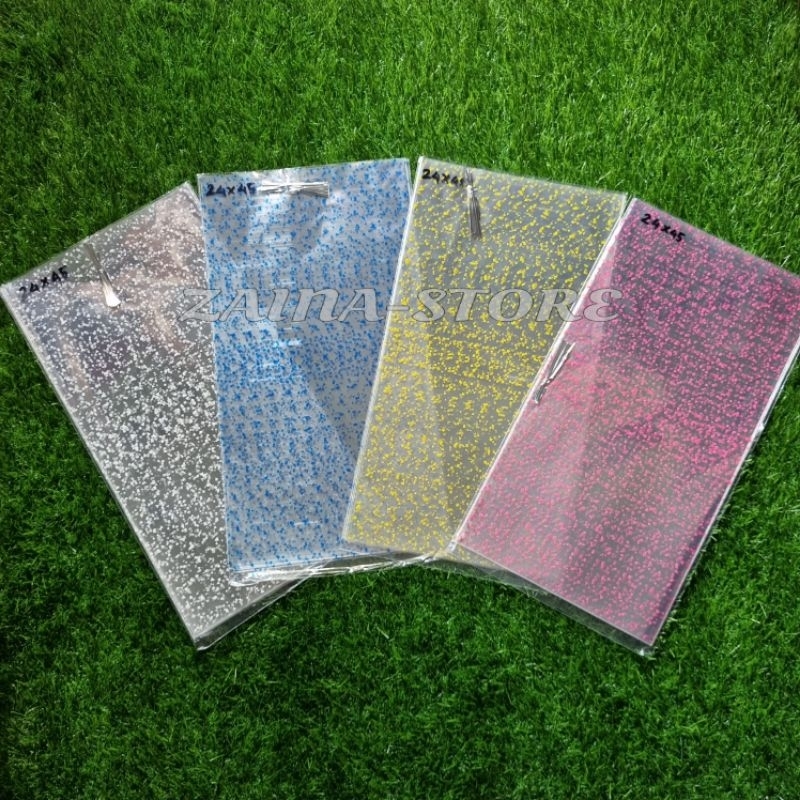 Jual Opp flower tebal ukuran 24x45cm plastik toples 500gram plastik ...