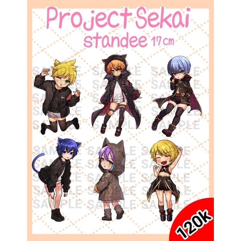 Jual Standee Project Sekai Boys - Shinonome Akito, Aoyagi Toya 