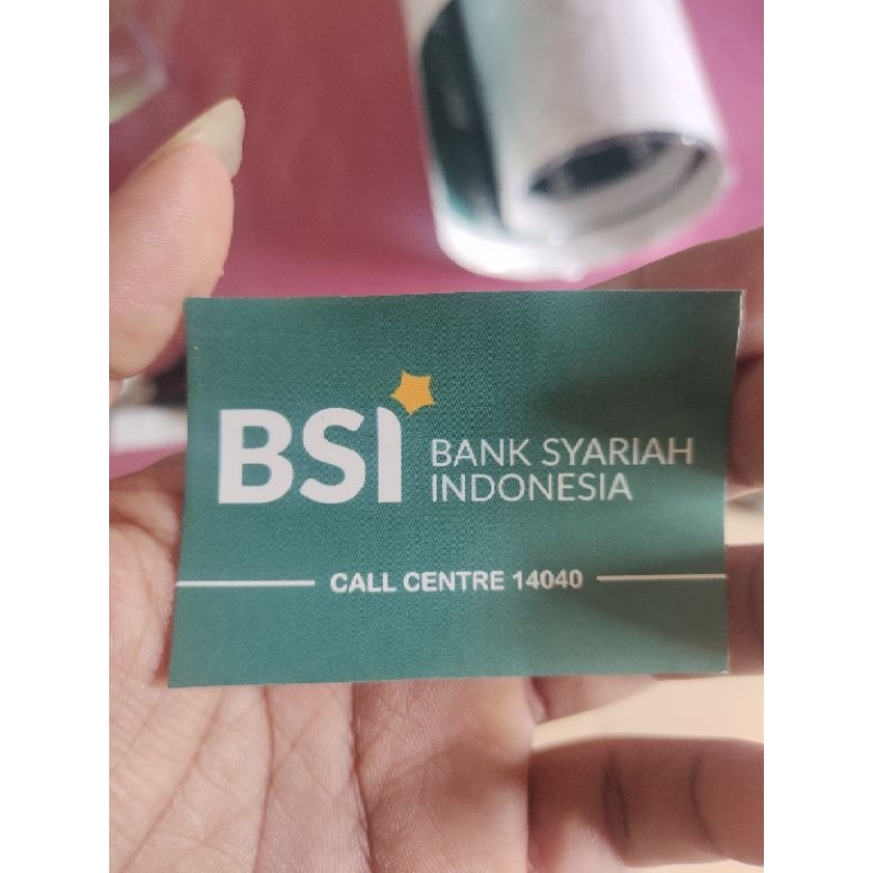Jual Stiker Logo BSI Untuk Mesin EDC A930 A920 A910 | Shopee Indonesia
