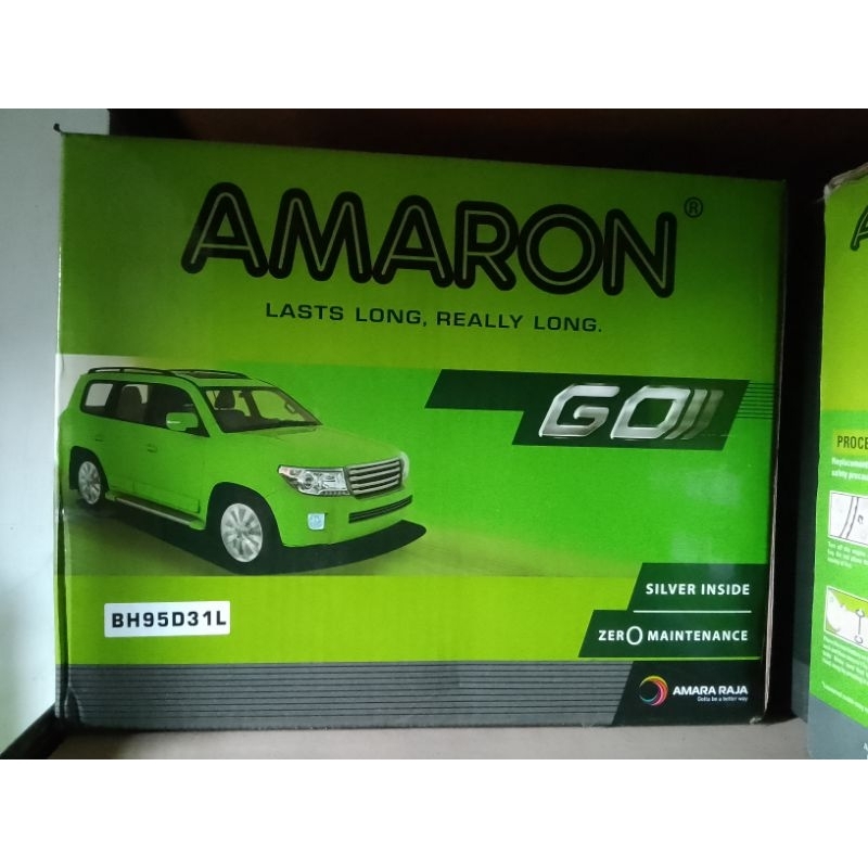 Jual Aki Amaron 95D31L Mobil Fortuner Pajero Hilux Triton MUX Strada