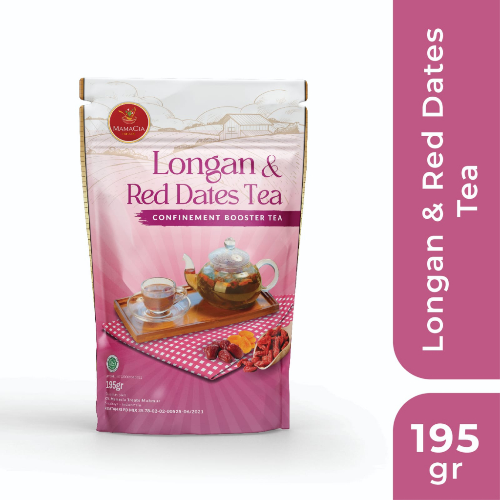 Jual Mamacia Treats Longan and Red Dates Tea / Confinement Tea Booster ...
