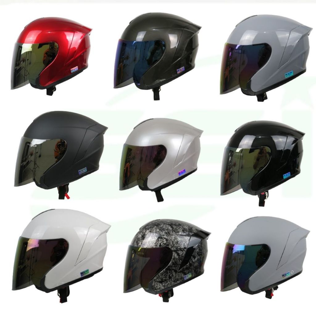 Jual HELM MVSTAR K1/ HELM HALF FACE/ HELM SNI/ HELM HALF FACE DEWASA