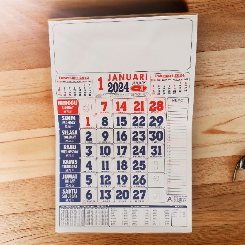 Jual Kalender Dinding Tahun 2024 | Shopee Indonesia