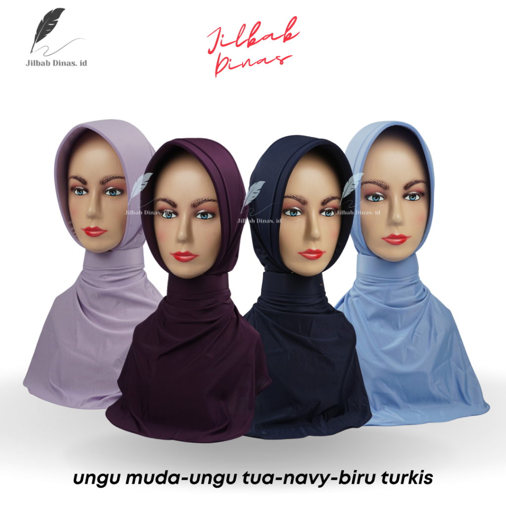 Jual Jilbab dinas Navy PET PREMIUM ANTI TEMBEM (PERIP/ABU MUDA/ABUTUA ...
