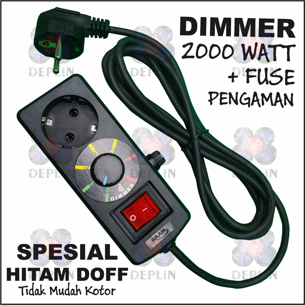Jual Dimmer 2000 Watt AC Pengatur Kecepatan Gerinda Bor Listrik Mengatur Cahaya Lampu Terminal