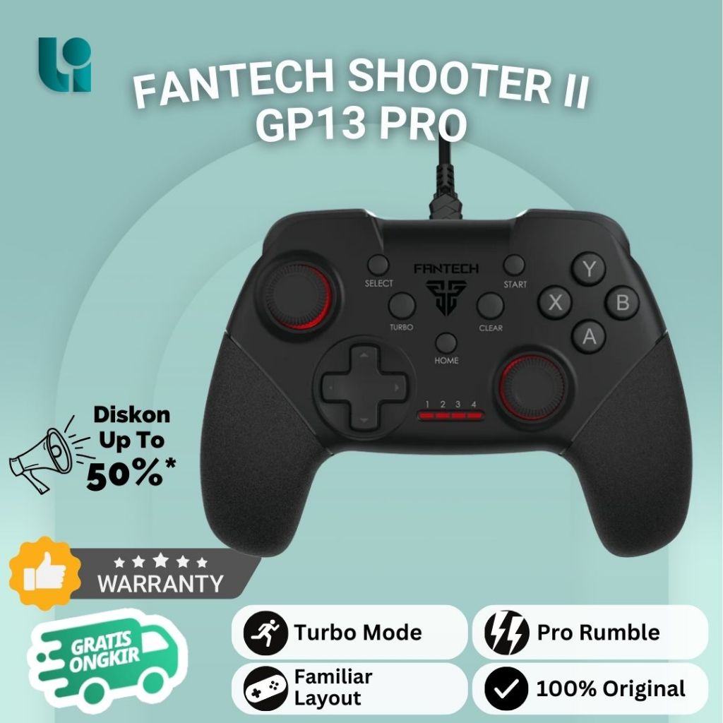 Jual Fantech Gaming Controller Shooter Ii Gp13 Gamepad Joystick Usb Shopee Indonesia 