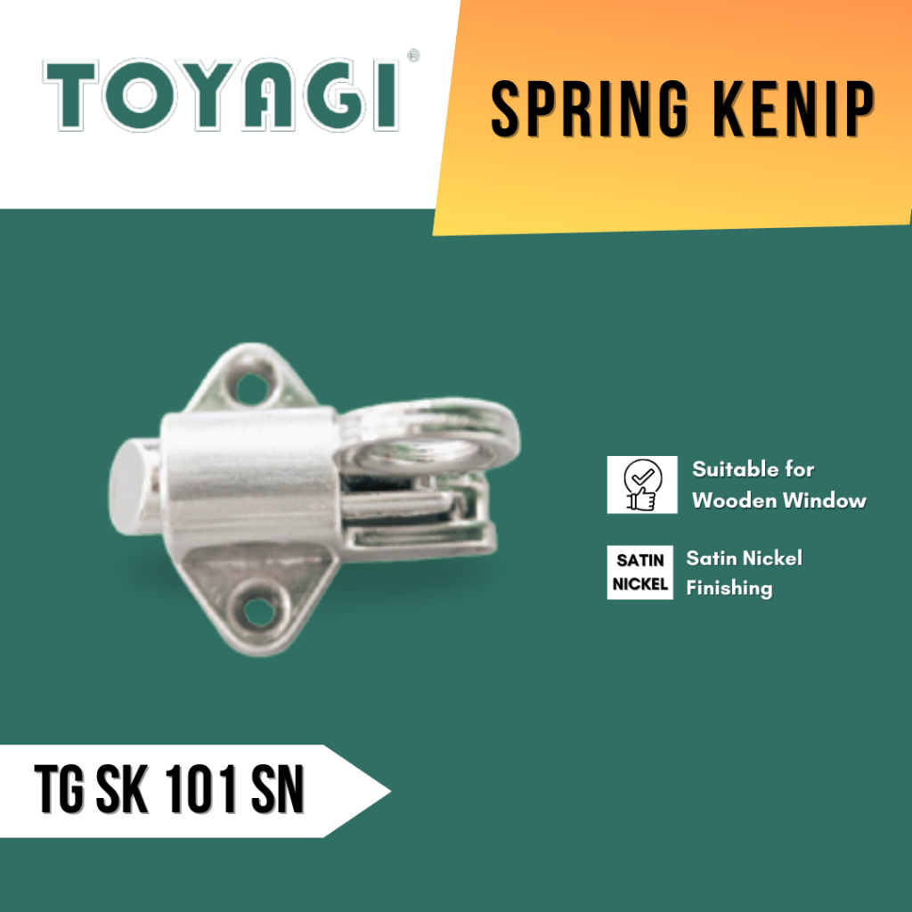 Jual TOYAGI SPRING KENIP JENDEL/ GRENDEL KUNCI JENDELA/ SLOT KODOK KAYU ...