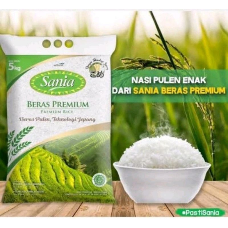 Jual BERAS SANIA PREMIUM 5KG | Shopee Indonesia