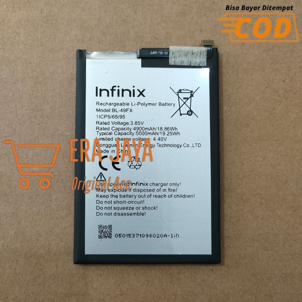 Jual Infinix Hot Baterai Batre Hp Infinix X C X X D Model Bl Fx Batrei Battery