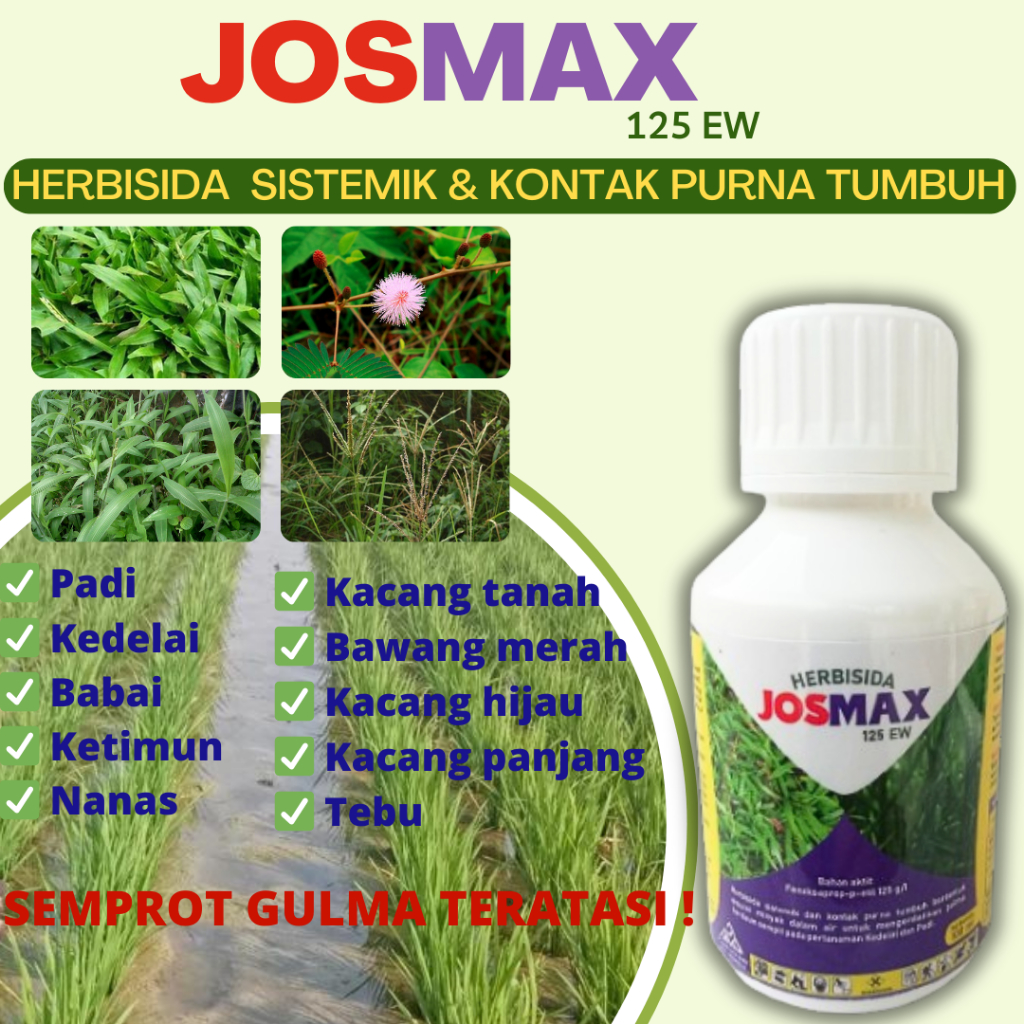 Jual Herbisida Sistemik Selektif Racun Obat Pembasmi Gulma Rumput Liar Sampai Akar Pada Tanaman