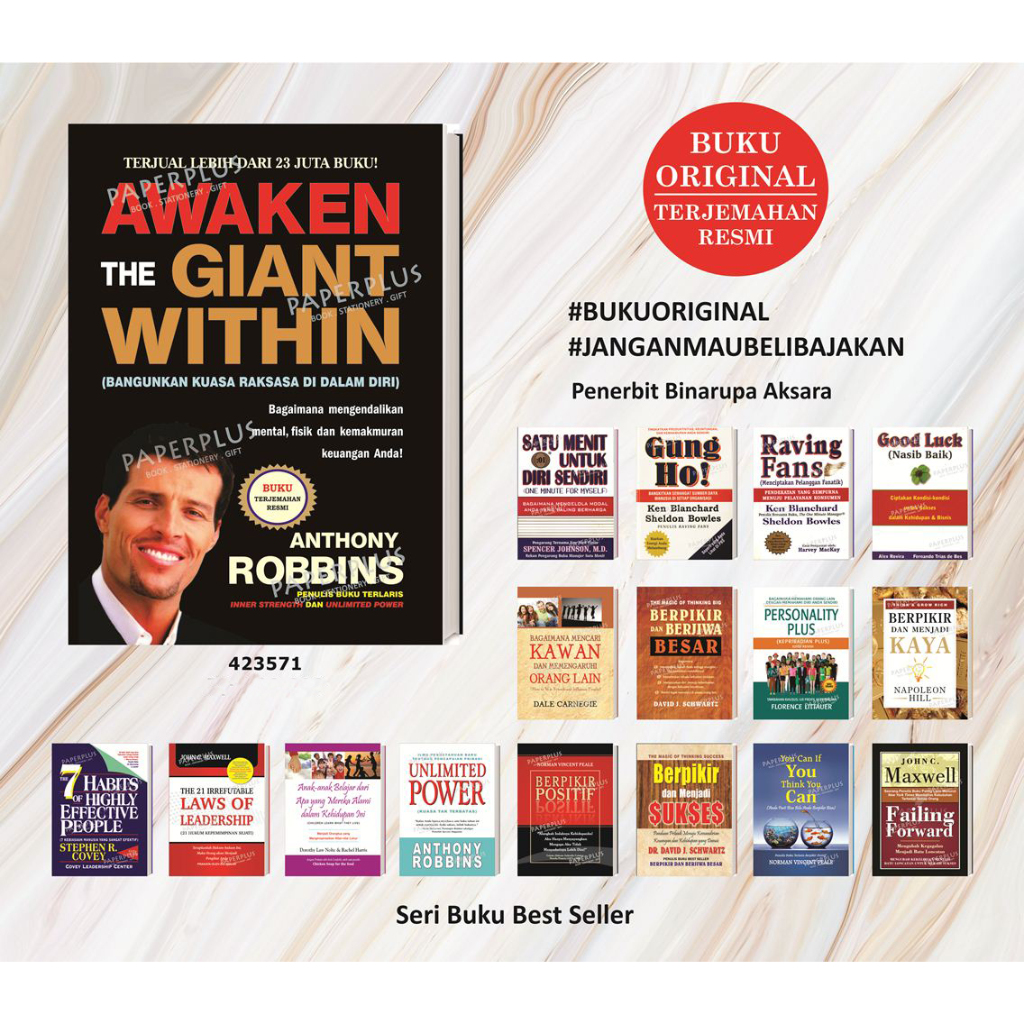 Jual KAM / Pengembangan Diri / Bangunkan Kuasa Raksasa Di Dalam Diri ...