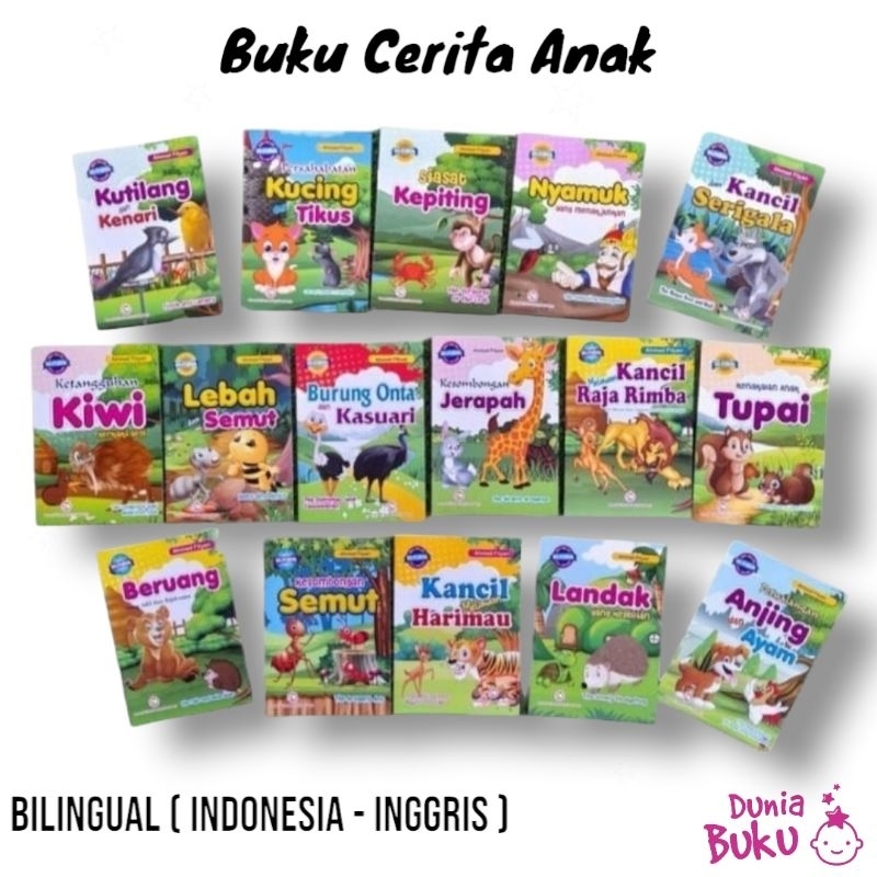 Jual Buku Cerita Anak Bergambar - Buku Dongeng Anak Bilingual Best ...