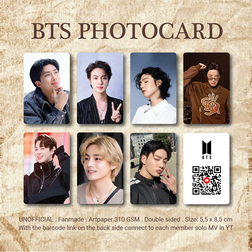 Jual [StickerParty] BTS Bangtan Cahol Photocard Poca PC Holder