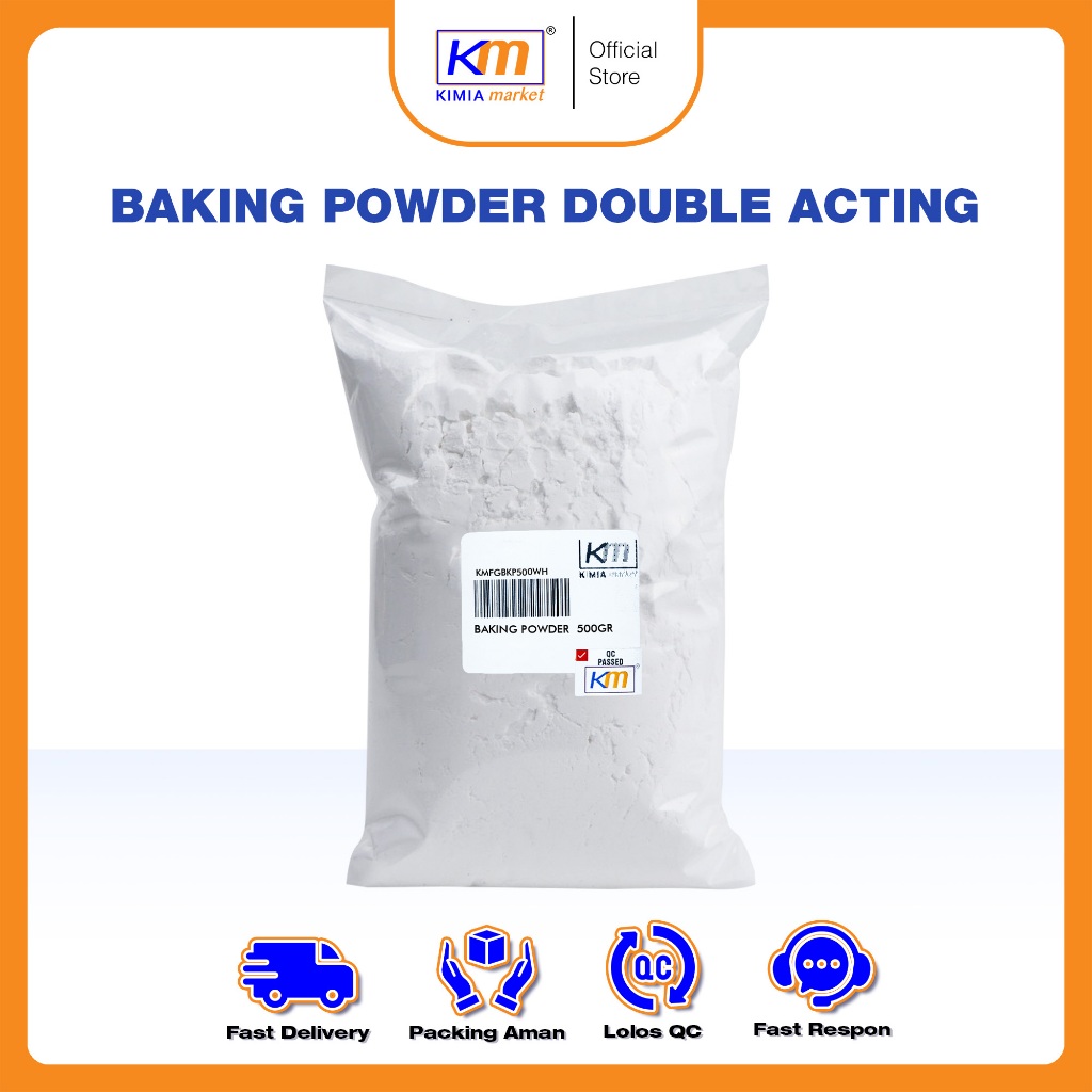 Jual Baking Powder Double Acting 500gr / Merk Hercules / Perenyah Kue