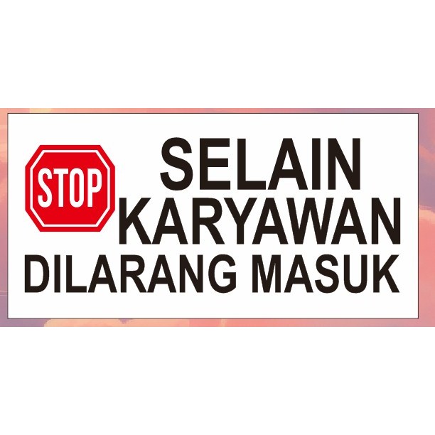 Jual Stiker Kasir Budaya Antri Pesan Dan Bayar Disini Selain