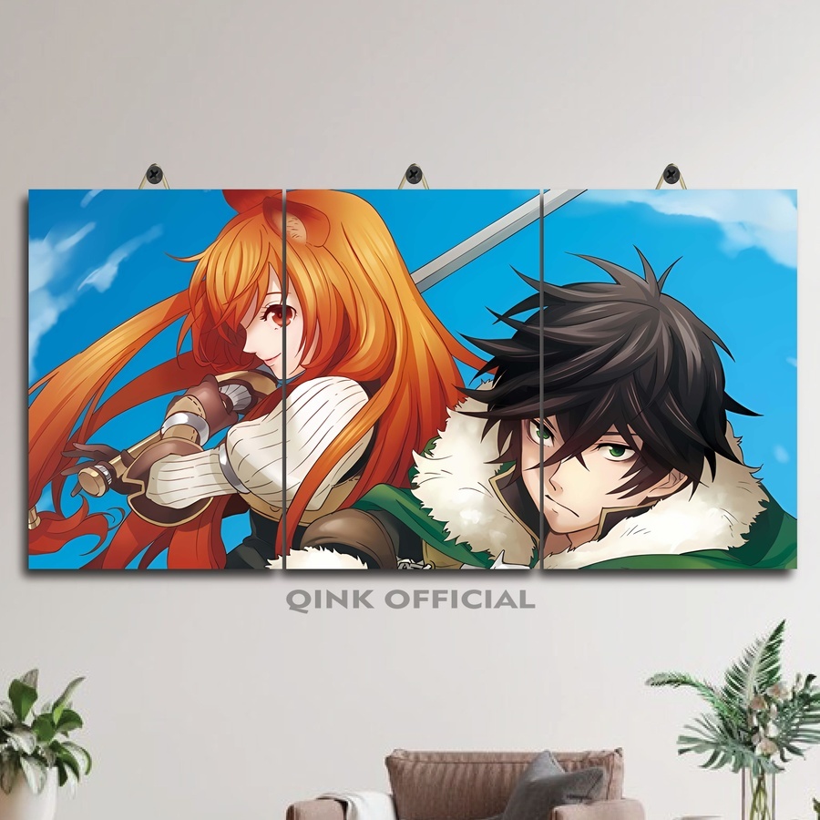 Jual Poster Kamar Kayu Anime Wallpaper Tate No Yuusha No Nariagari 60x30 Multi Panel Qink