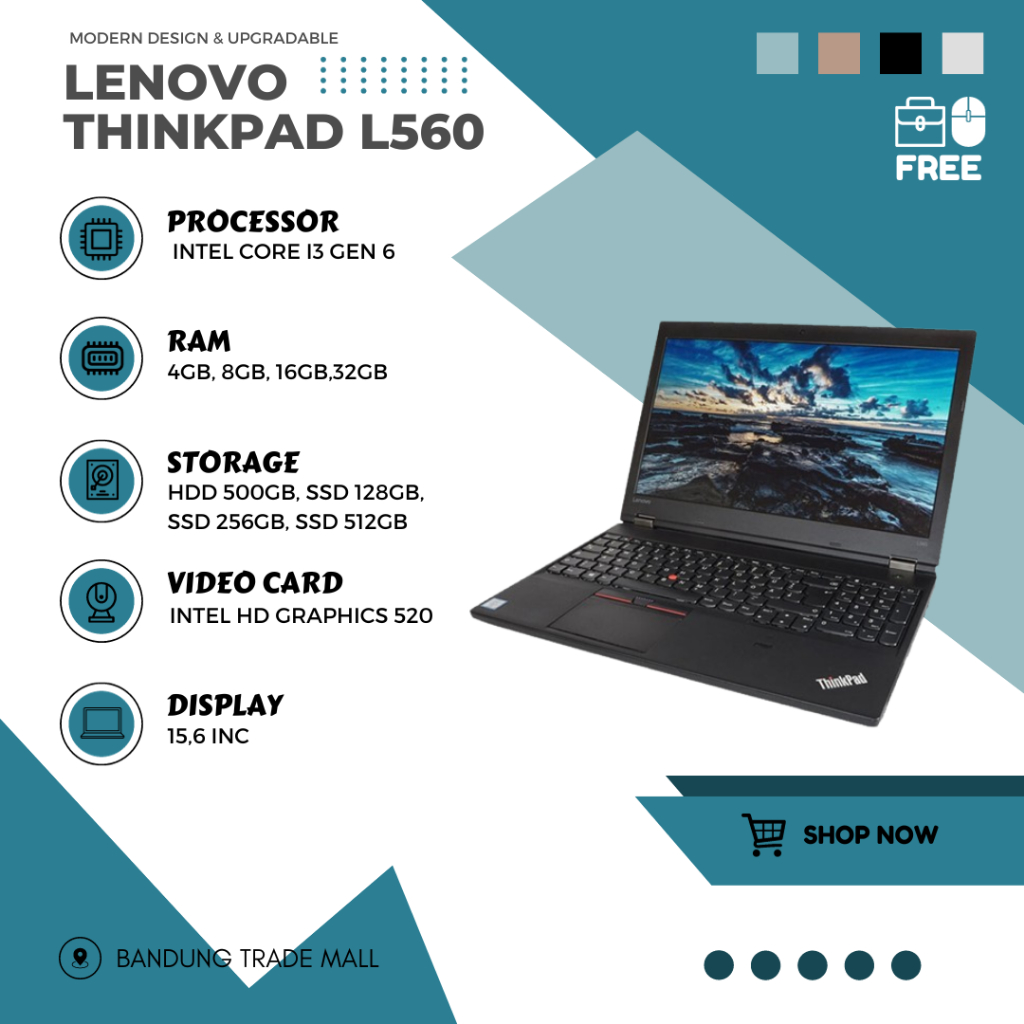 高性能 ノートパソコン フルHD 15.6型 lenovo L560 中古良品 第6世代