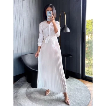 1104 Rok Plisket Wanita Premium Rok Plisket Mayung Wanita Dewasa
