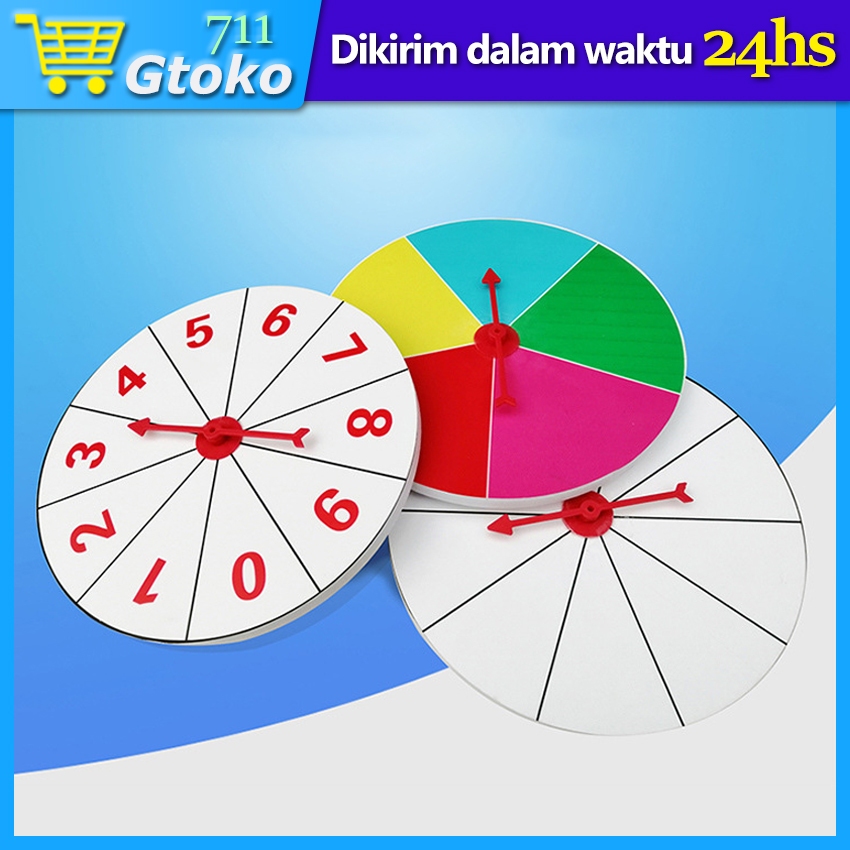 Jual Wheel Of Fortune Roda Undian Hadiah Roda Keberuntungan Putar Warna ...