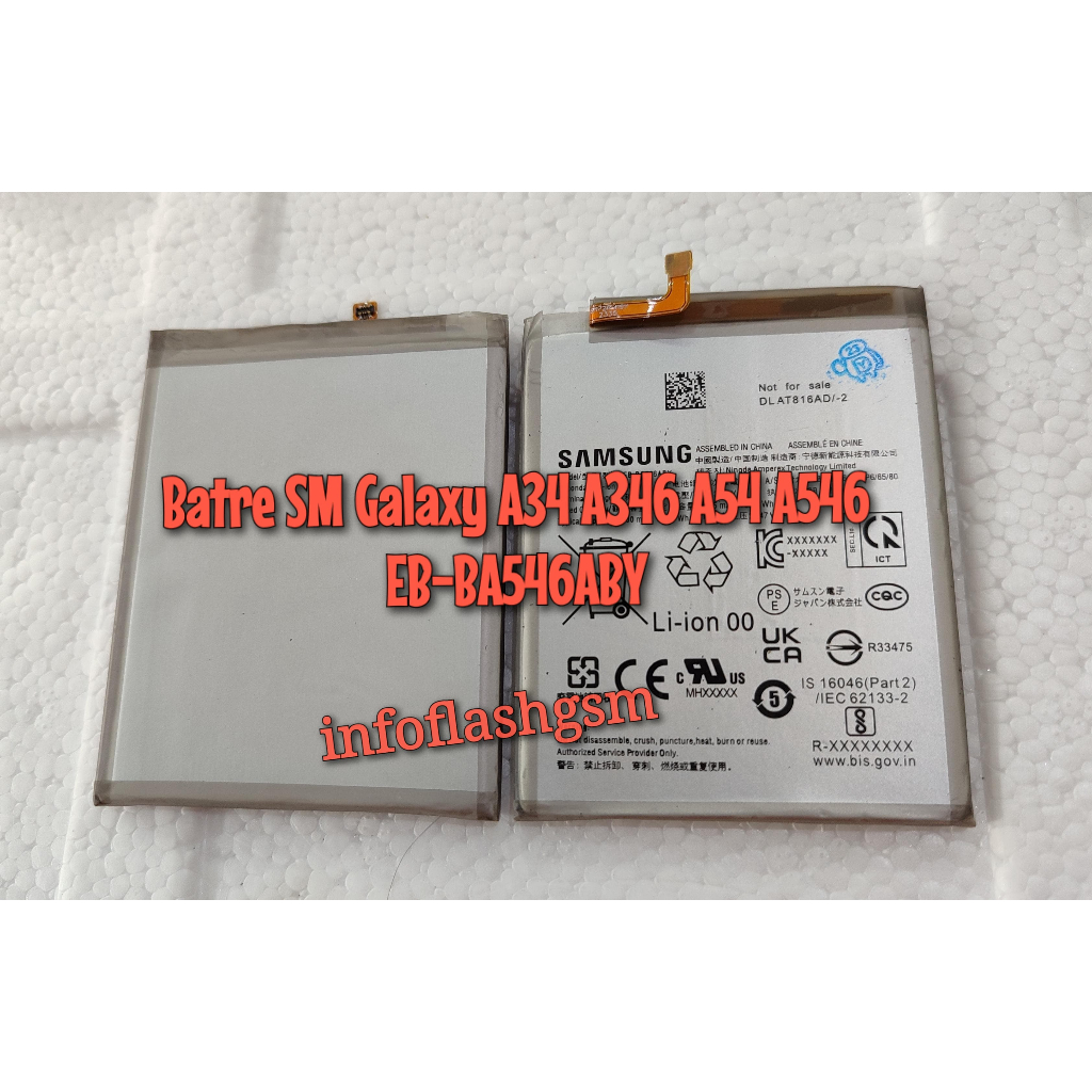 Jual Baterai Battery Samsung Galaxy A34 A346 A54 A546 EB-BA546ABY ...