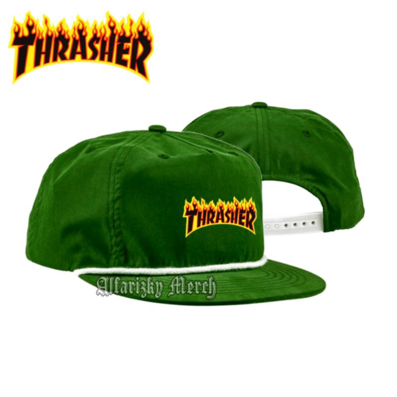 Jual Topi snapback klasik THRASHER tali premium Snapback classic