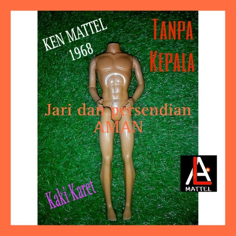 Jual Barbie Ken Vintage Tanpa Kepala Naked Warna Kulit Tan Pl