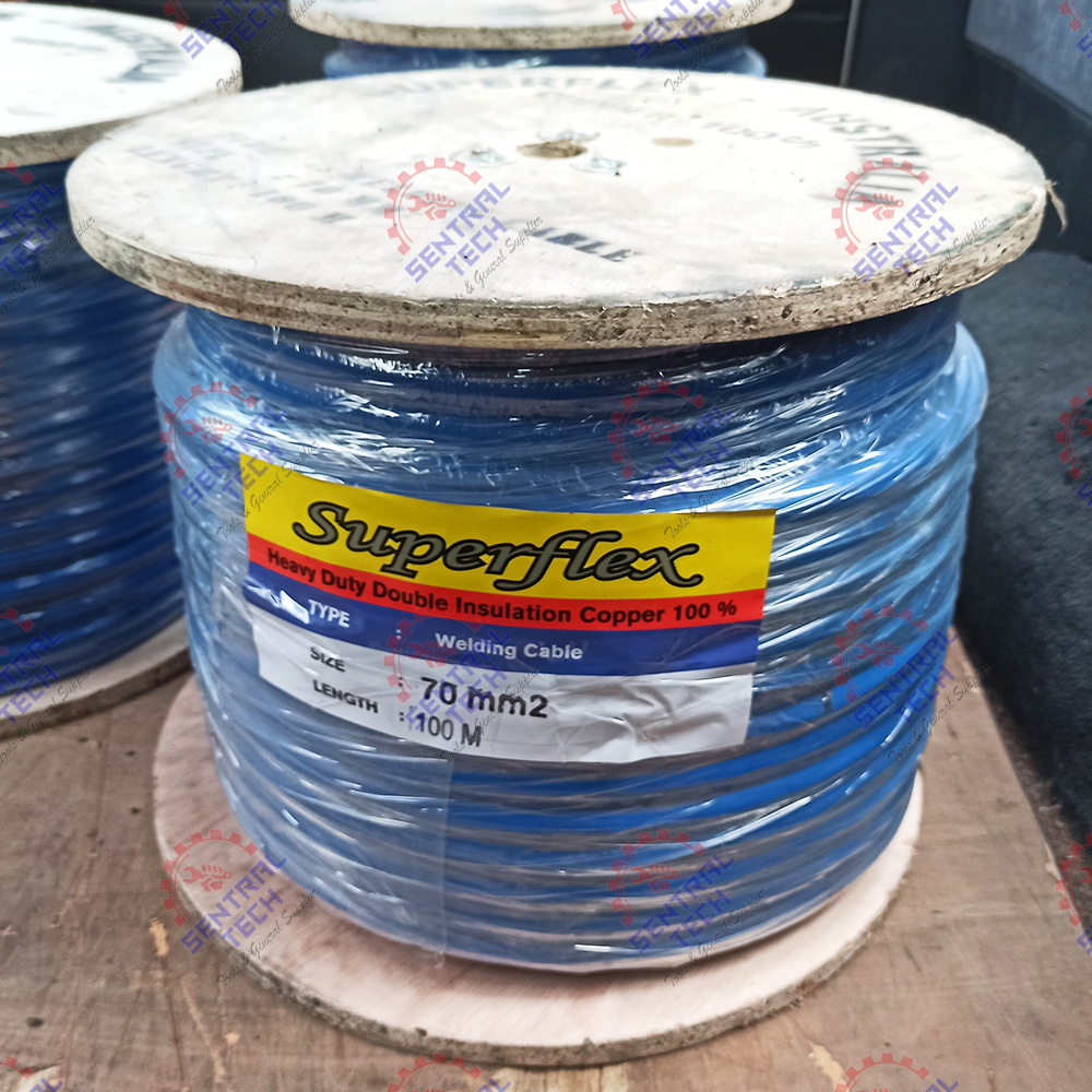 Jual Kabel Las Biru Mm Superflex Full Tembaga Welding Cable Blue