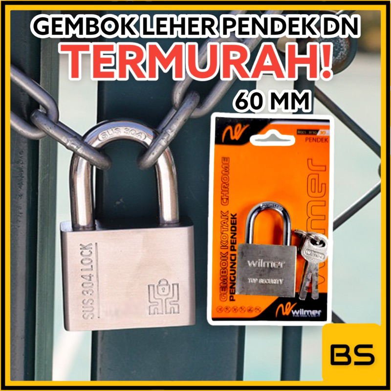 Jual Xp Tool Kunci Gembok Leher Pendek 60mm Putih Pintu Pagar Rumah