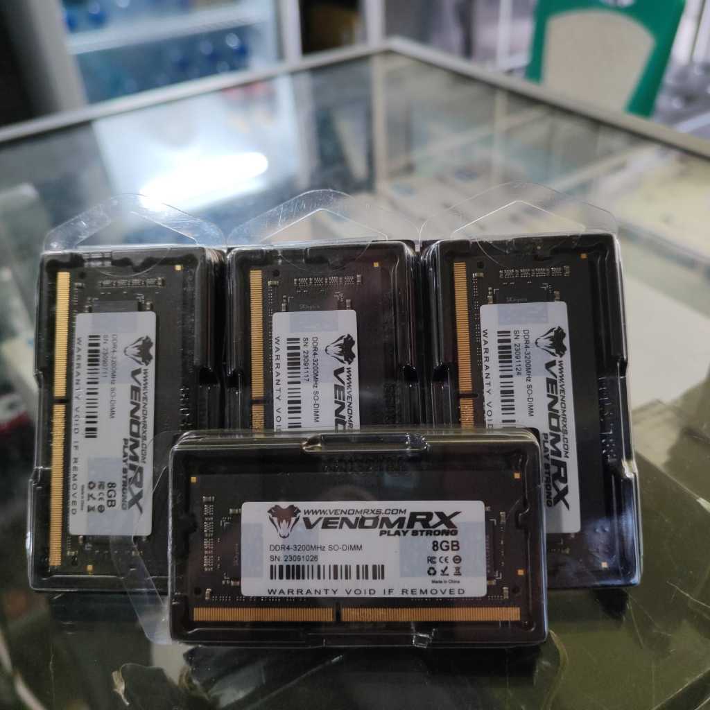 Jual Ram Laptop Sodimm Venomrx 8GB DDR4 2666Mhz 3200Mhz