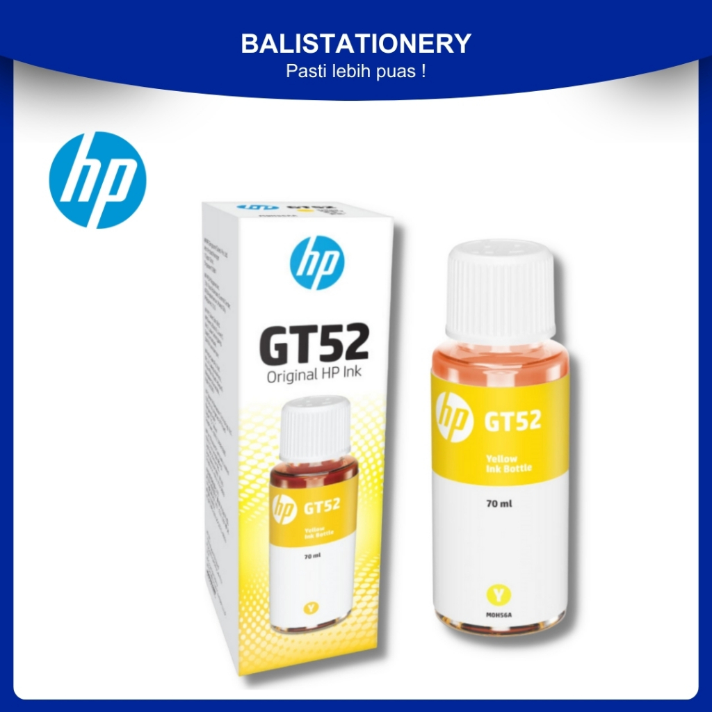Jual Tinta Printer Refill Original HP GT52 Yellow/ Kuning | Shopee ...